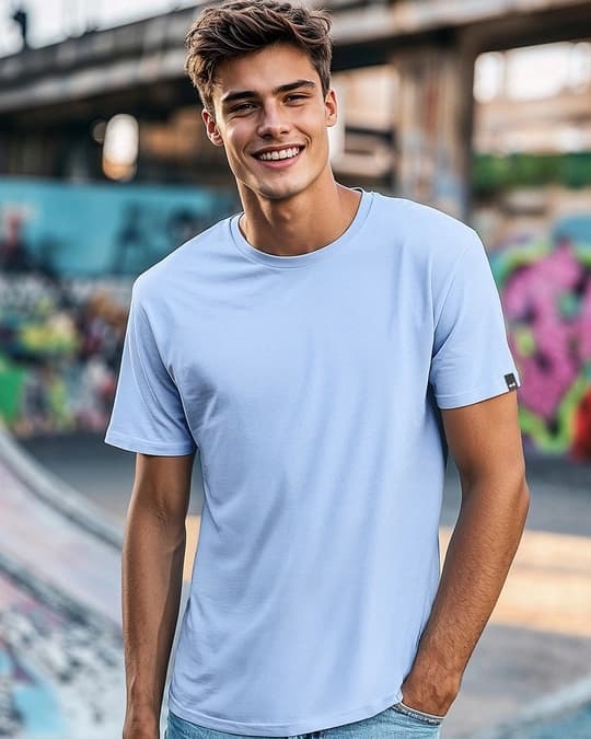 Men's Cotton T-Shirt - View 4